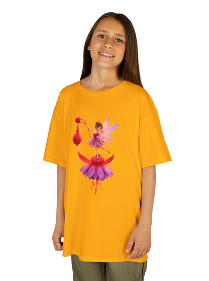"Fuchsia Fairy" Kids Heavy Cotton Tee