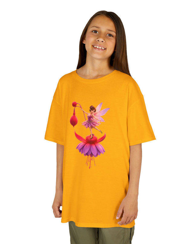 "Fuchsia Fairy" Kids Heavy Cotton Tee