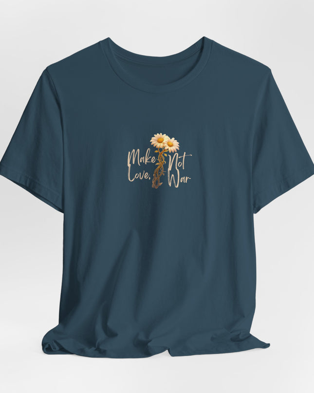 "Make Love, Not War" Unisex Jersey Short Sleeve Tee