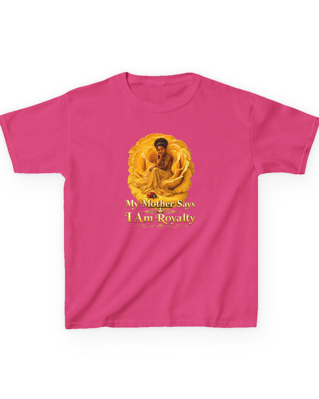 "My Mother Says I am Royalty" Kids Heavy Cotton Tee