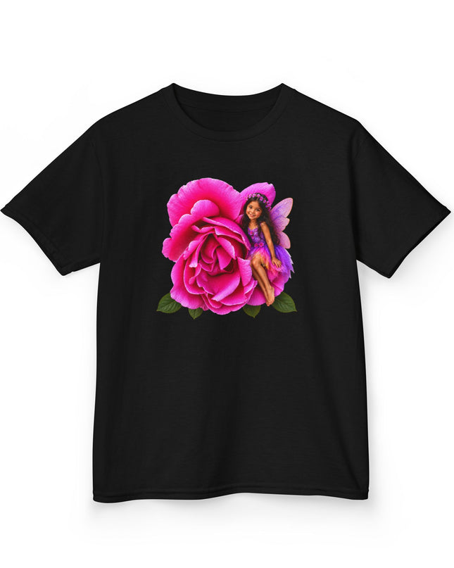 "Rose Fairy" Kids Heavy Cotton Tee