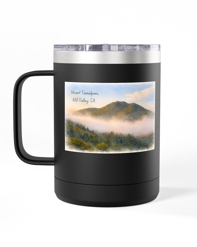 "Mount Tamalpais, Mill Valley, California" Coffee Mug Tumbler, 15oz