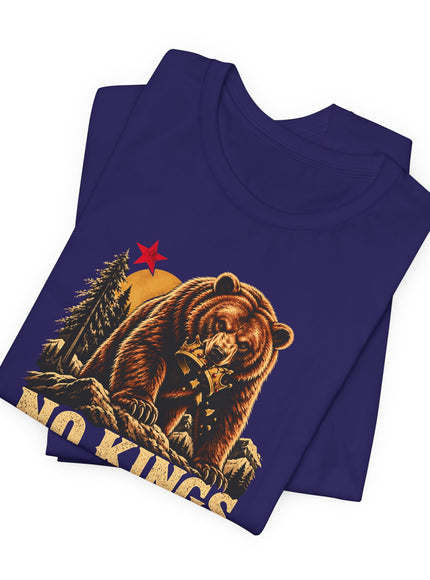 "No Kings California" Unisex Jersey Short Sleeve Tee