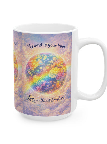 "My Land is Your Land" Ceramic Mug, (11oz, 15oz)