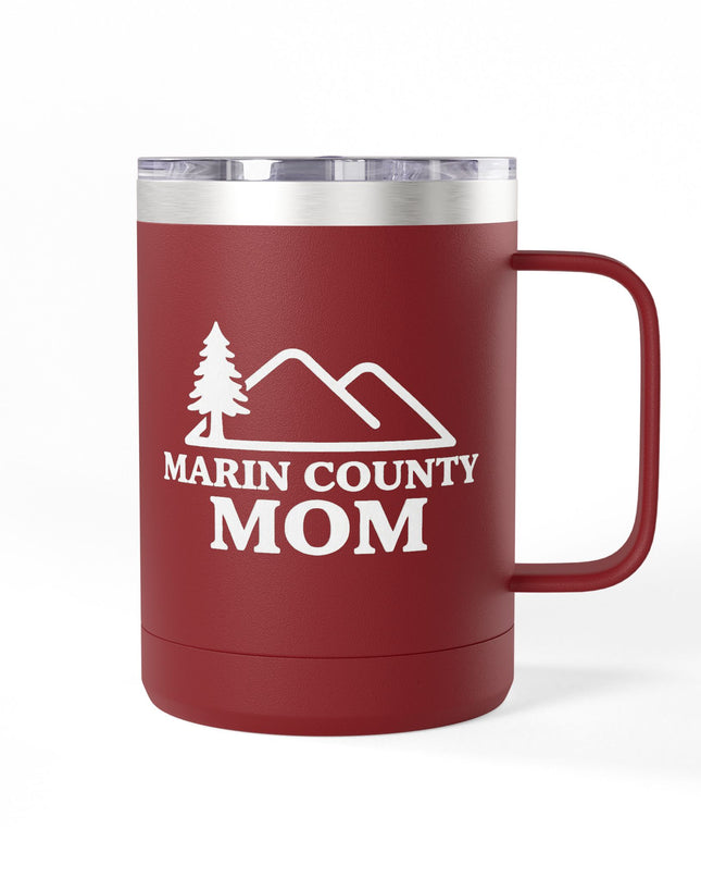 "Marin Country Mom" Coffee Mug Tumbler, 15oz
