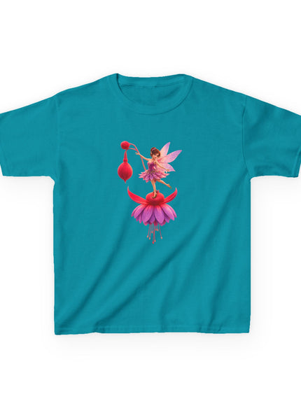 "Fuchsia Fairy" Kids Heavy Cotton Tee