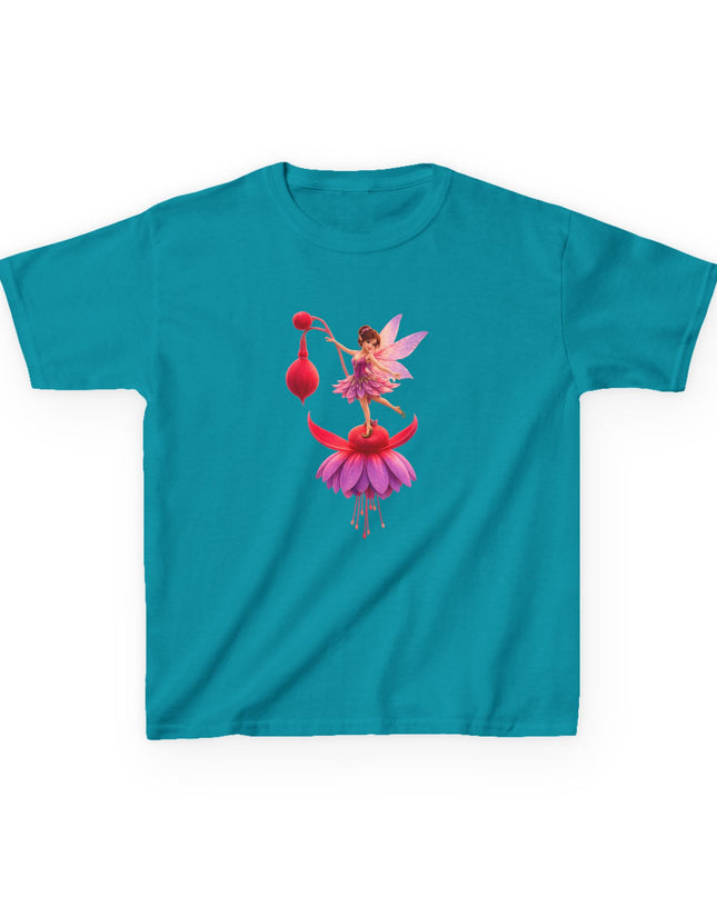 "Fuchsia Fairy" Kids Heavy Cotton Tee
