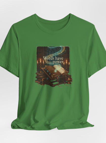 "Words Have Power Unisex Jersey Short Sleeve Tee