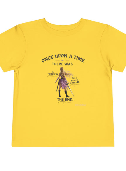 "She Saved Herself V2" Toddler Short Sleeve Tee