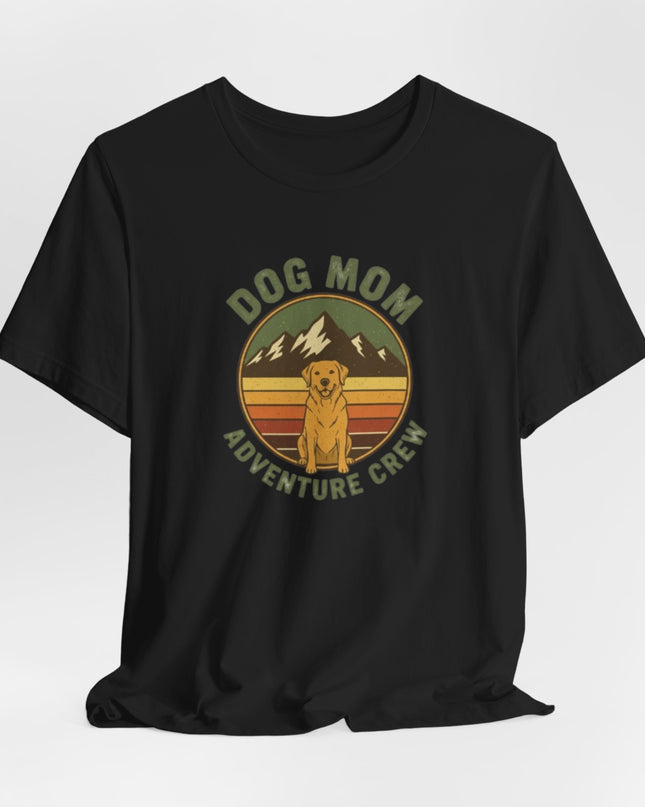 "Dog Mom Adventure Crew" Unisex Jersey Short Sleeve Tee