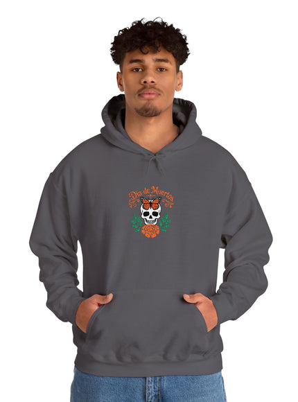 "Día de Muertos" Unisex Heavy Blend Hooded Embroidered Sweatshirt