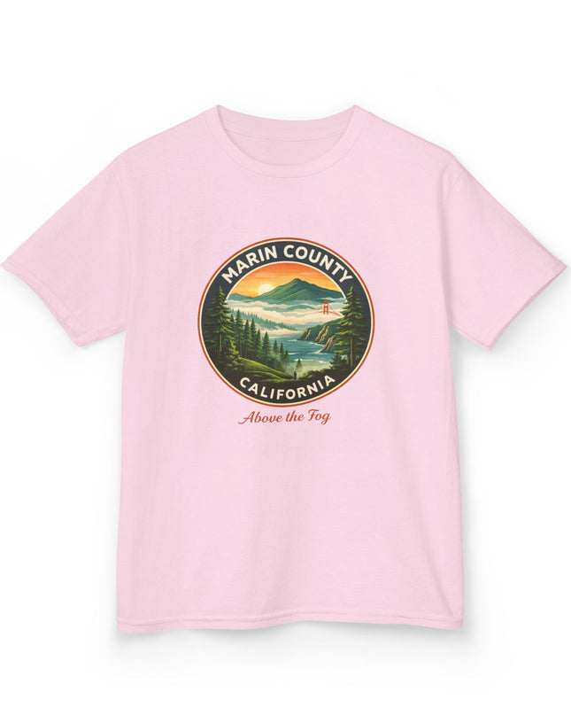 "Marin County, Above the Fog" Kids Heavy Cotton Tee