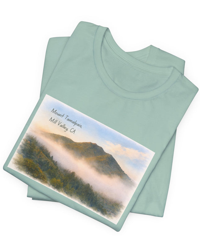 "Mount Tamalpais, Mill Valley, California" Unisex Jersey Short Sleeve Tee