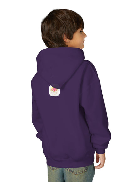 "My Father Says I am Royalty" Youth Heavy Blend Hooded Sweatshirt