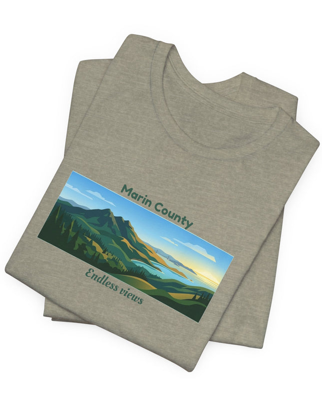 "Marin County - Endless Views" Unisex Jersey Short Sleeve Tee