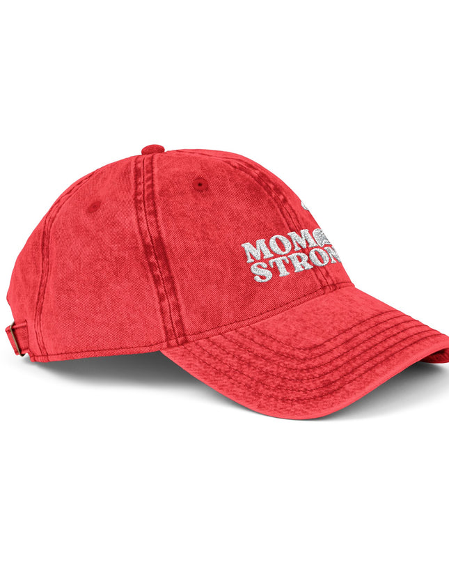 "Mom Strong" Vintage Cap (Embroidery)