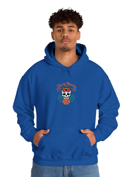 "Día de Muertos" Unisex Heavy Blend Hooded Embroidered Sweatshirt