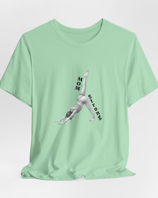 "Mom Strong Pilates" Unisex Jersey Short Sleeve Tee