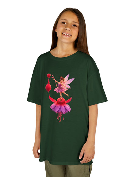 "Fuchsia Fairy" Kids Heavy Cotton Tee