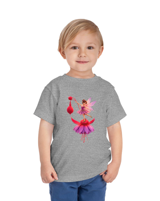 "Fuchsia Fairy" Toddler Short Sleeve Tee