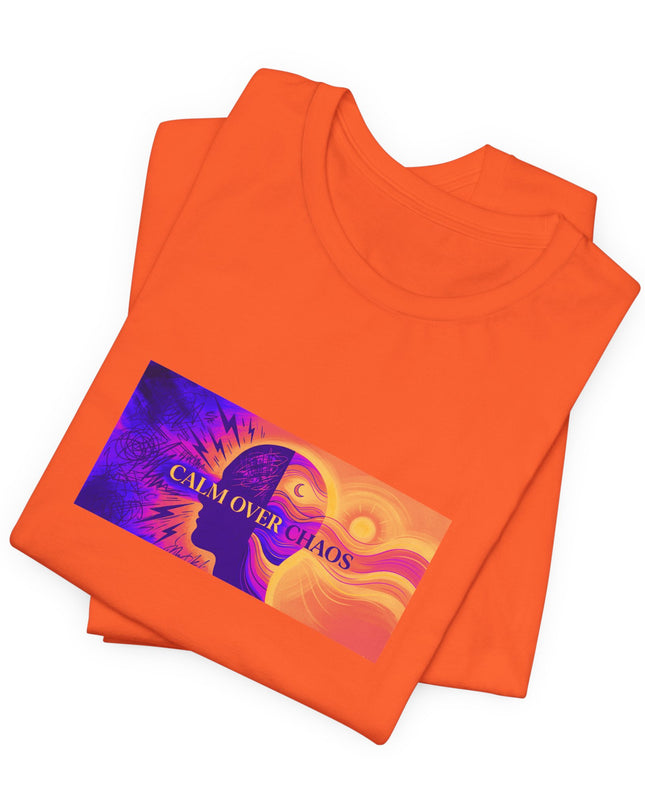 "Calm Over Chaos- Vivid" Unisex Jersey Short Sleeve Tee