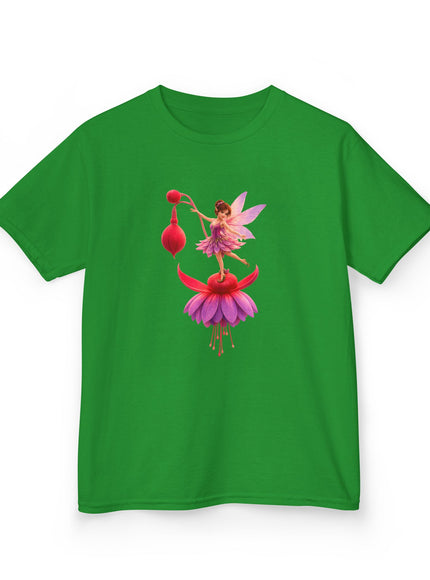 "Fuchsia Fairy" Kids Heavy Cotton Tee