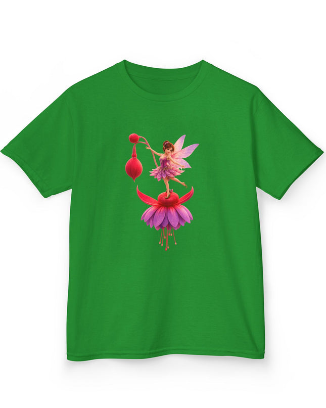 "Fuchsia Fairy" Kids Heavy Cotton Tee