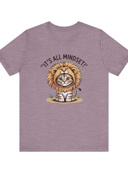"Mindset Lion" Unisex Jersey Short Sleeve Tee
