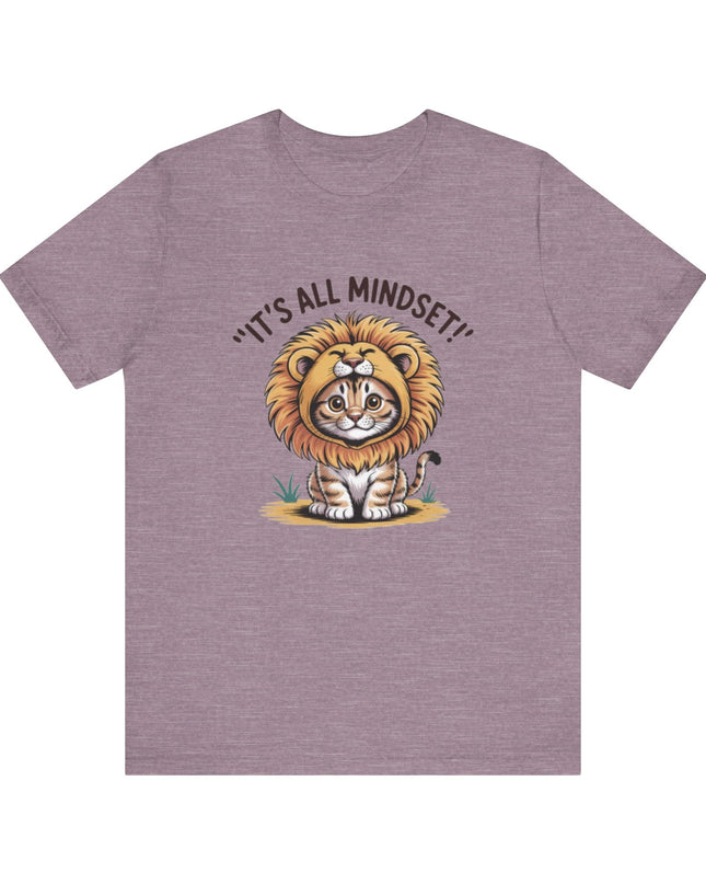 "Mindset Lion" Unisex Jersey Short Sleeve Tee