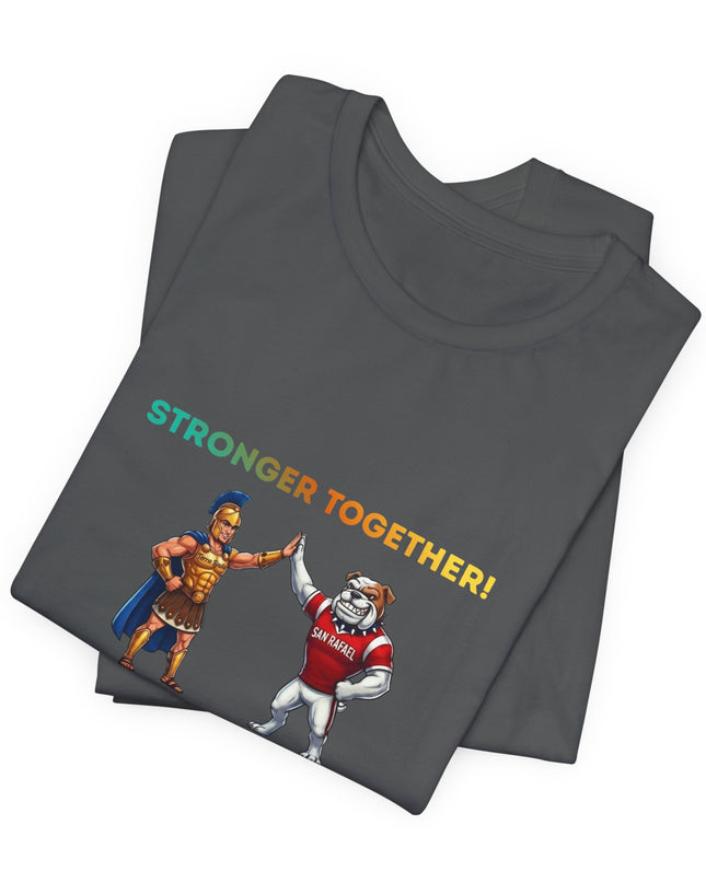 "Stronger Together SR and TL Mascots" Unisex Jersey Short Sleeve Tee