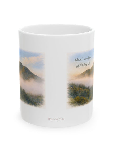 "Mount Tamalpais, Mill Valley, California" Ceramic Mug, (11oz, 15oz)