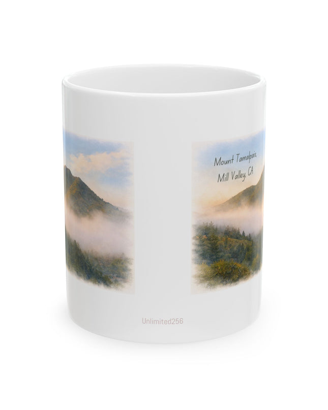 "Mount Tamalpais, Mill Valley, California" Ceramic Mug, (11oz, 15oz)