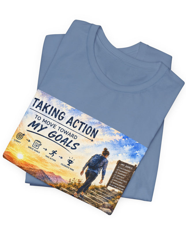 "Taking Action" Unisex Jersey Short Sleeve Tee
