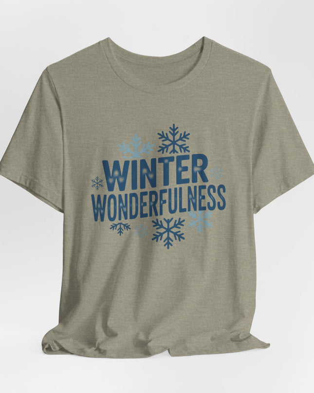 "Winter Wonderfulness" Unisex Jersey Short Sleeve Tee