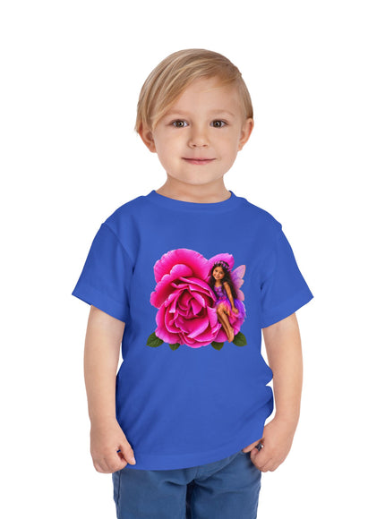"Rose Fairy" Toddler Short Sleeve Tee
