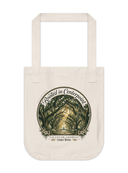 "Rooted in my Centerpoint" Organic Canvas Tote Bag