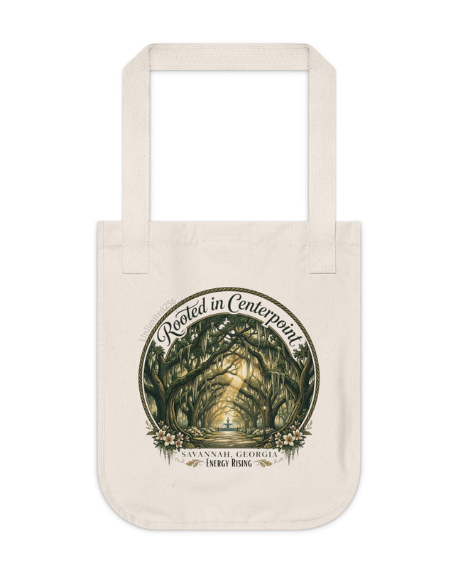 "Rooted in my Centerpoint" Organic Canvas Tote Bag