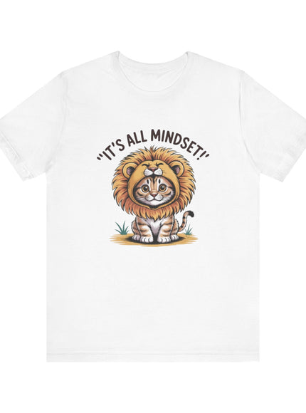 "Mindset Lion" Unisex Jersey Short Sleeve Tee