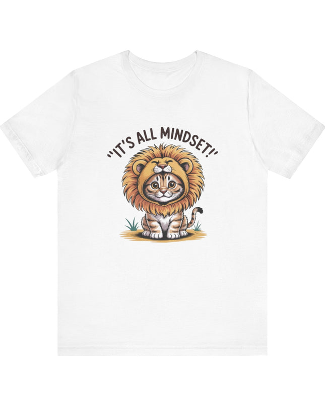 "Mindset Lion" Unisex Jersey Short Sleeve Tee