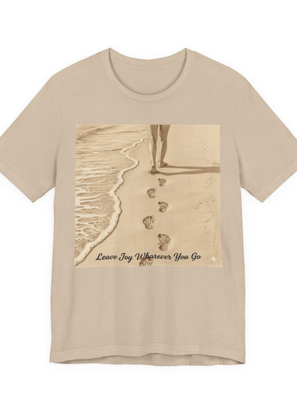 Leave joy wherever you go Unisex Jersey Short Sleeve Tee