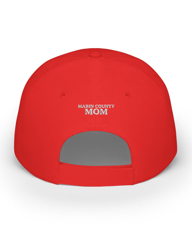 "Marin County Mom" Embroidered Low Profile Baseball Cap
