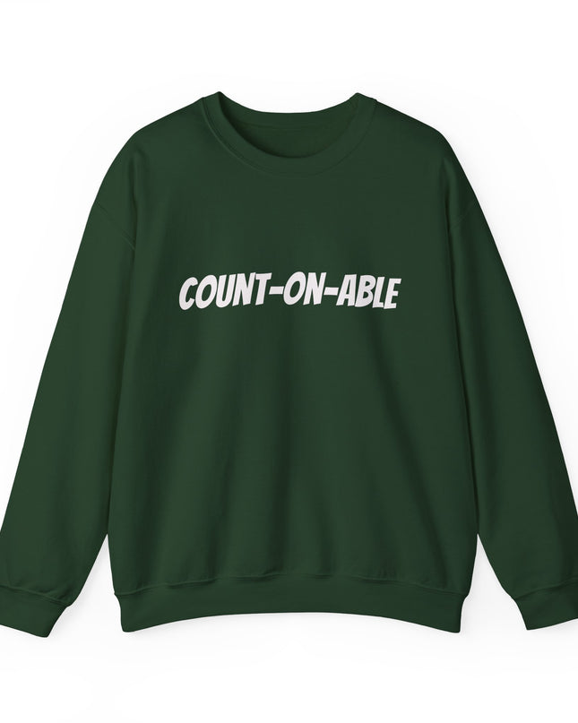 "Count-on-able" Unisex Adult Sweatshirt