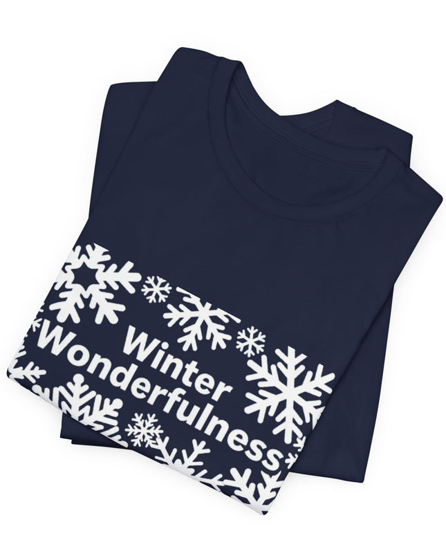 "Winter Wonderfulness" Unisex Jersey Short Sleeve Tee