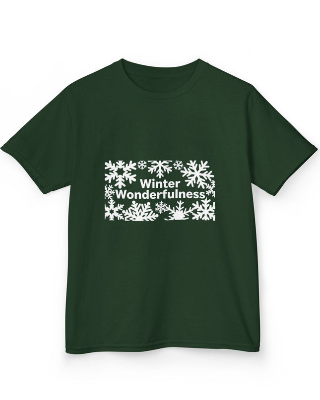 "Winter Wonderfulness" Kids Heavy Cotton Tee