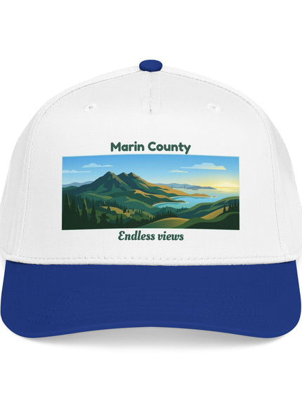 "Marin County - Endless Views" Mid Profile Baseball Cap