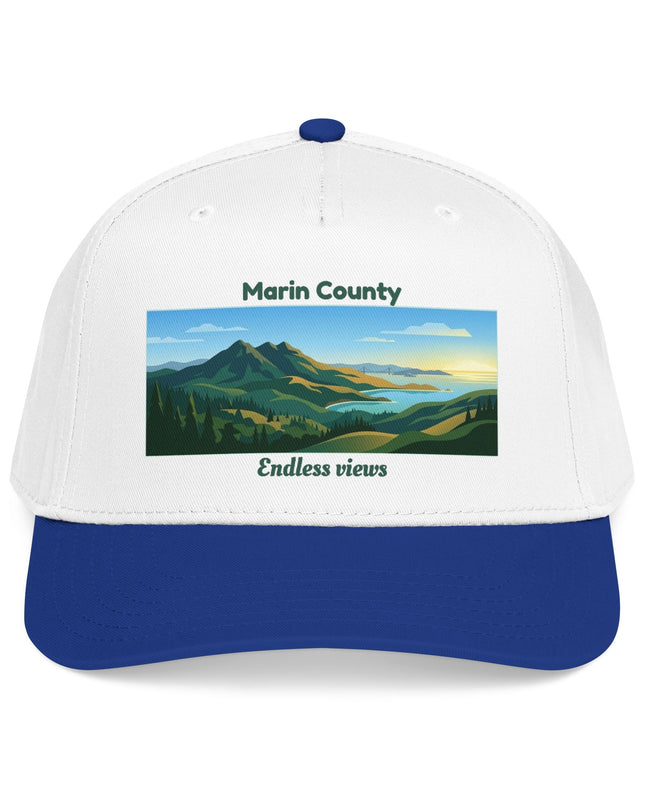 "Marin County - Endless Views" Mid Profile Baseball Cap