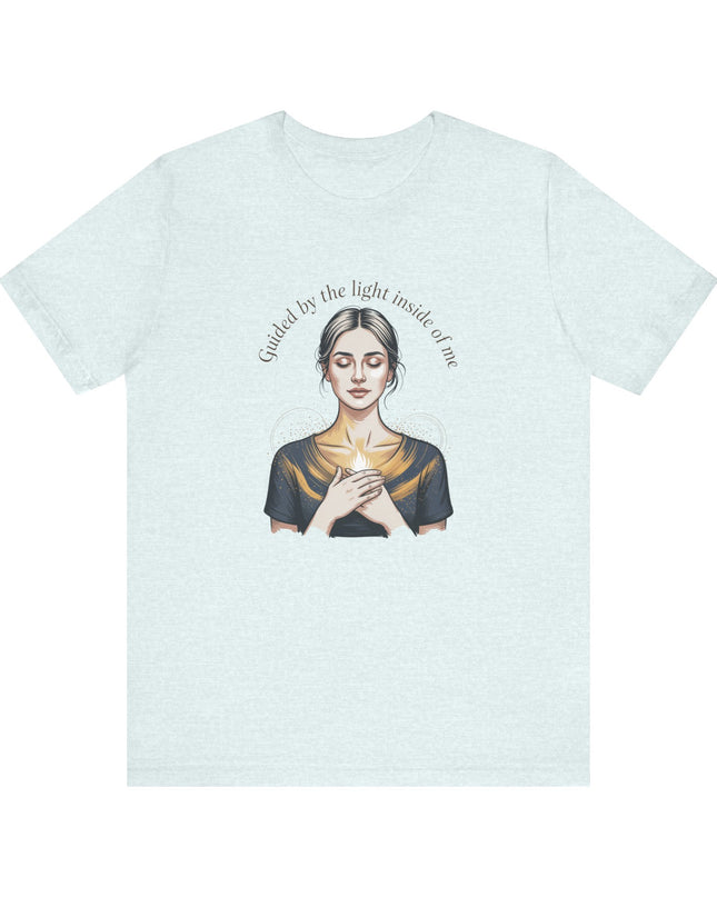 "Guided by the Light inside of Me" Unisex Jersey Short Sleeve Tee