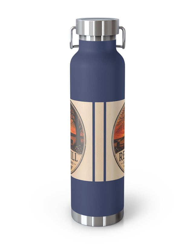"Red Hill Sunset Farms" Copper Vacuum Insulated Bottle, 22oz