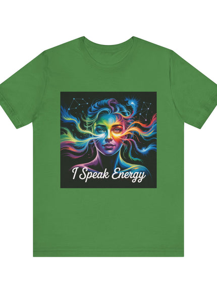 "I Speak Energy, (Energy for Success)" Men's and Women's Jersey Short Sleeve Tee