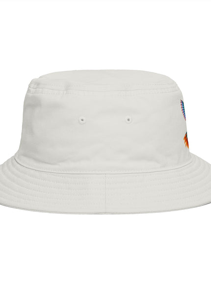 "Hummingbird and Poppies" Bucket Hat